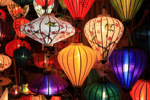 Bamboo <b>Silk</b> Lantern Vietnamese <b>Silk</b> Lantern Hoi an Lantern Best Selling 2021 - Product Image 3