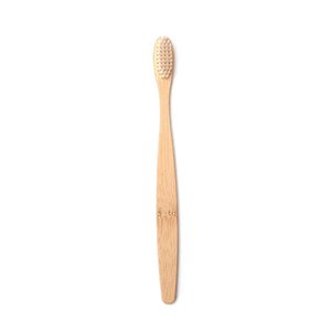 Brosse à dents en bambou réutilisable avec des poils en fibre de charbon de bois pour enfants et adultes, sûre et bio - Product Image 2