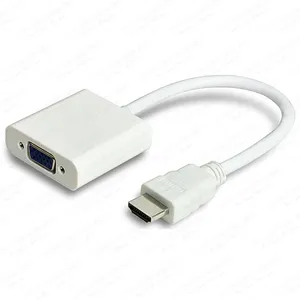 Adaptador de Cable HDMI a VGA, 1080p, certificado CE FCC