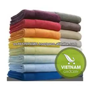 वियतनाम सुपर नरम अच्छी-गुणवत्ता स्नान तौलिया 50x100, 34x80 cm एफएमसीजी उत्पादों को अच्छी कीमत