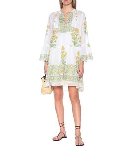 Tunique courte à plusieurs niveaux pour femmes, nouveau style Floral, Look traditionnel, panneaux à plusieurs niveaux, vêtement pour femmes, sans couture - Product Image 1