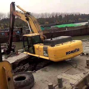 Excavatrice amphibie de KOMATSU PC450 de bras de long boom ont utilisé des excavatrices à shanghai - Product Image 2
