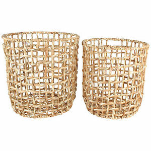 High Quality Handmade Hyacinth Laundry <b>Storage</b> <b>Baskets</b> Hand-Woven Natural For Home Made in Vietnam - Product Image 2