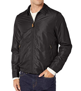 Veste de golf décontractée légère pour homme Veste de sport classique en toile extensible imperméable à l'eau avec fermeture éclair sur le devant de haute qualité - Product Image 3