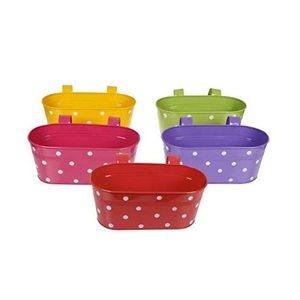 Jardinera galvanizada a la moda, jardinera decorativa para exteriores, personalizada, rústica, de metal galvanizado, para flores y bañera - Product Image 6