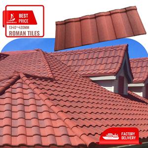 New Zealand Lifetime Corrugated Galvanized Aluminium Roof Sheet Prices, Africa Low Cost Black Stone Coated Metal Bent Roof Tiles