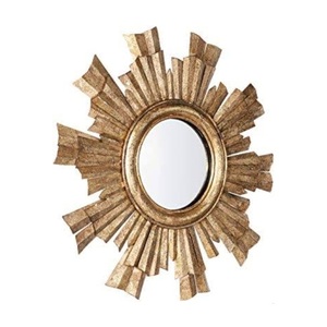 Miroir en mosaïque fait à la main miroir mural en verre rond jaune et bleu cadre de miroir en mosaïque pour chambre hôtel restaurant mariage - Product Image 6