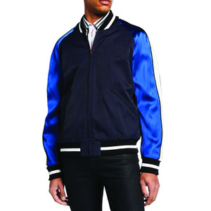 Holesale-Chaqueta con mangas de cuero de etterman, chaqueta de estilo universitario - Product Image 2