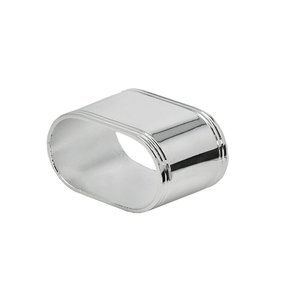 Vente chaude ronds de serviette en métal en argent fini avec un design unique pour la décoration de table et la décoration de mariage - Product Image 4