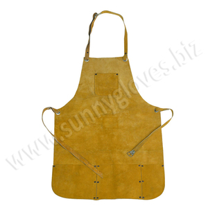 New Arrival, Professional Waxed Canvas Barber <b>Leather</b> <b>Apron</b> - Product Image 2