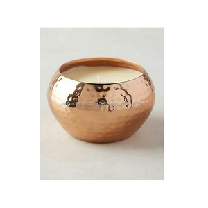 Vela bañada en cobre, votiva - Product Image 1