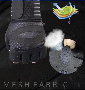 Haute Qualité Logo Personnalisé En Gros Haltérophilie Demi Doigt Fitness Gym Paires - Product Image 3