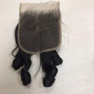 Closure Frontal Hand Tied Peruvian <b>Curly</b> High Quality VIRGIN Hair HUMAN HAIR <b>EXTENSION</b> at wholesale price - Product Image 4