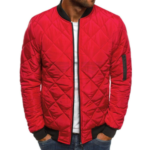 Veste matelassée décontractée personnalisée pour hommes, tout nouveau style de laine et polyester de haute qualité avec rembourrage chaud à bulles à col montant pour l'hiver - Product Image 5