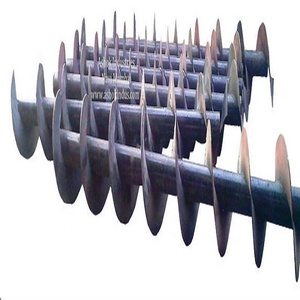 Alok Industries Earth <b>Auger</b> Black Spiral <b>Drill</b> Bit for Soil Drilling for 50 Ton Excavators High Torque 450 Knm - Product Image 1