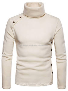 Men Winter Thermal Cotton <b>Fleece</b> High Neck Stretch Pullover <b>Sweater</b> Plus Size - Product Image 5