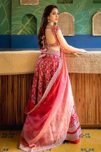 Varsbaby — chtra en soie avec chemisier assorti, couleur rose, fantaisie, élégant, de styliste, imprimé vichtra - Product Image 3