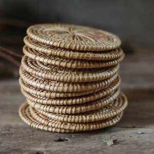 Dessous de verre en rotin spécial, haute qualité fabriqué au Vietnam, 1 pièce - Product Image 4