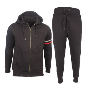 100% algodón de punto para correr y ropa de calle modelos de moda trajes de estilo de invierno 2025 hombres moda Chándal de algodón orgánico - Product Image 1