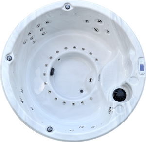 Encantadora bañera redonda <span class=keywords><strong>de</strong></span> acrílico para exteriores para <span class=keywords><strong>Familia</strong></span> <span class=keywords><strong>de</strong></span> 4 personas - Product Image 2