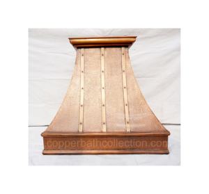 เครื่องดูดควันทองแดงติดผนังแบบโบราณเครื่องดูดควันในครัวปรับแต่งได้ - Product Image 1