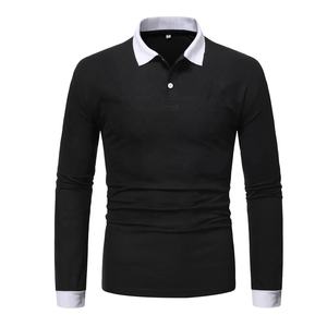 Polo de Golf de manga larga para hombre, camisetas personalizadas de talla grande que absorben la humedad, nueva moda de alta calidad, Polo de Golf para hombre, Hip Hop Importado - Product Image 1