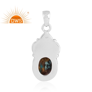 Anillo de plata de primera ley con forma de flor para mujer, sortija, plata esterlina 925, Ópalo oxidado, Ópalo etíope, cobre Natural - Product Image 3