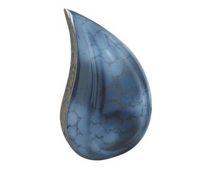 Urna de cremación de Metal púrpura brillante para cenizas, suministros funerarios de tamaño adulto con coste al por mayor, recuerdo a juego - Product Image 3