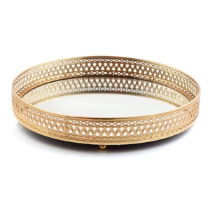 Bandeja de espejo de diseño personalizado, bandeja de diseñador hecha a mano de calidad superior, bandeja de espejo nueva clásica y elegante al por mayor - Product Image 3