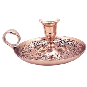 เชิงเทียนทองเหลืองโบราณ - Product Image 4