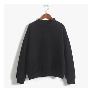 Venta al por mayor de alta calidad en blanco de lana de cuello redondo sudaderas para hombres y mujeres con logotipo personalizado sudadera - Product Image 5