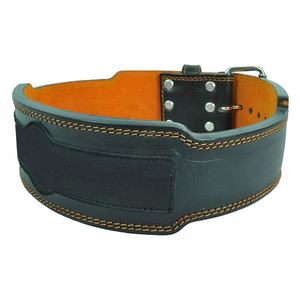 Ceinture de gymnastique en peau de vache unisexe de 4 pouces ceinture de fitness dynamophilie personnalisée nouveau design 13mm d'épaisseur à une broche respirante pour l'haltérophilie - Product Image 1