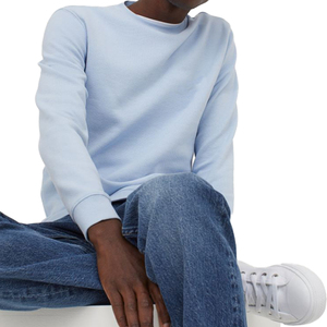 Sudaderas con capucha de hombre bordadas de primera calidad personalizadas, Jersey de algodón estampado en blanco OEM de gran tamaño con diamantes de imitación, estilo de invierno sin cuerdas - Product Image 3