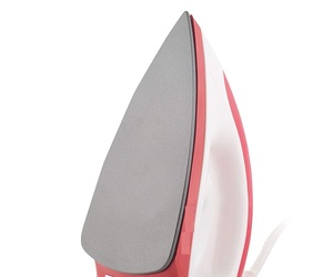 Reve-Fer à repasser électrique 1000W avec semelle en céramique antiadhésive (rouge) pour usage domestique - Product Image 4