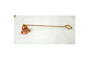 SNUFFER de latón con Cruz en mango, suministros de Iglesia, Brassworld, India - Product Image 5