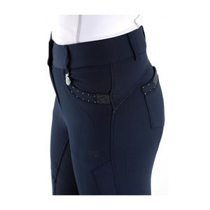 Jodhpurs équestres à siège intégral conçus sur mesure, collants d'équitation confortables en nylon avec impression en silicone, nouveaux produits pour chevaux - Product Image 1