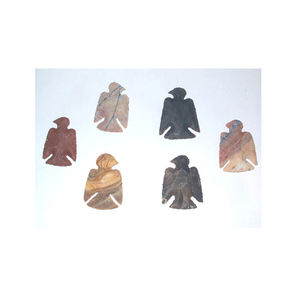 Punta de flecha de ágata india de 7 pulgadas tallada piedra semipreciosa estilo Feng Shui exportador de piedras preciosas - Product Image 2