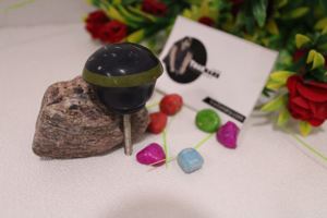 Bouton d'armoire en résine dernière conception couleur noire en forme ronde porte de meuble d'armoire, tiroir et bouton de traction exportateur - Product Image 2