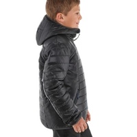 Veste matelassée d'hiver personnalisée avec logo pour hommes et enfants, design décontracté, lavée, respirante, avec tailles plus grandes et caractéristiques écologiques