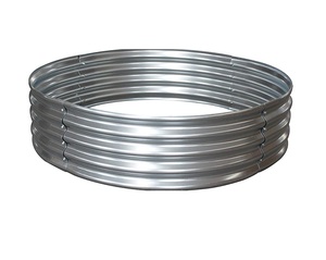 Jardinière en métal galvanisé de haute qualité lit de jardin ovale pour une utilisation en extérieur article décoratif - Product Image 3