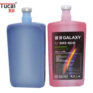 High quality bright color outdoor Galaxy eco solvent ink for Epson DX4 DX5 DX7 printhead