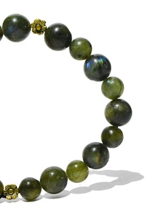 Pulsera de labradorita, cristal Natural curativo, Reiki, Chakra, piedra - Product Image 4