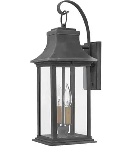 Muur Decoratieve Lantaarn Vormige Vintage Buitenverlichting Wandlamp Antieke Afgewerkt Ijzer Metalen Lampen/Lantaarns Groothandel Exporteur