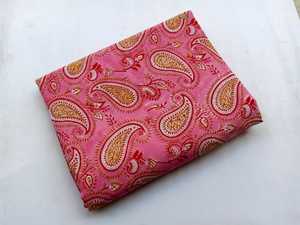 Kurti — tissu en coton imprimé à la main, étoffe demi-rouleau tendance - Product Image 2