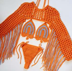 Conjunto de Bikini de Ganchillo Blaze, Felicidad Hecha a Mano - Product Image 1