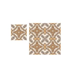 Baldosas de porcelana pulida de estilo clásico moderno de 40x40cm, baldosas interiores esmaltadas resistentes al desgaste, acabado brillante para baño de 5mm - Product Image 2