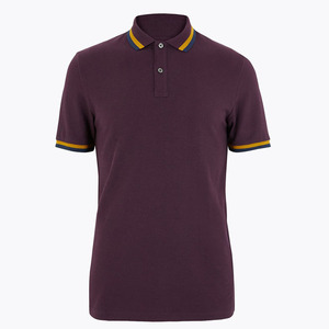 Tissu jersey polyester/coton de haute qualité, design personnalisé pour chemises à manches courtes, logo personnalisé, service OEM, respirant - Product Image 2