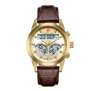 นาฬิกาอัลลาซาน ดูอัล ซัมมอน อิสลาม มุสลิม อะซาน อัลฟัจร์ ผลิตจากโรงงาน สแตนเลสสตีล พร้อมเข็มทิศกิบลัต กันน้ำ สำหรับละหมาด  ผู้จัดจำหน่ายและผู้ค้าส่ง - Product Image 3