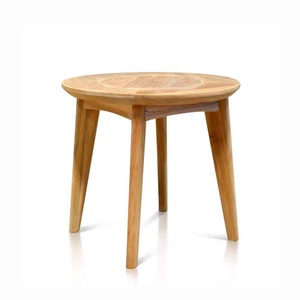 Table console moderne en bois massif finition naturelle, durable, de style européen, pour salon, hôtel, école, appartement, entreprise, Jawa - Product Image 3