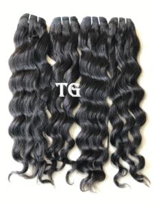 Extension de cheveux humains, Double trame, Loose Body Wave, noir naturel, 10 à 30 pouces, disponible en Stock, fournisseur indien - Product Image 2